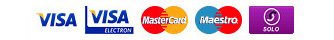 Credit cards accepted on this website